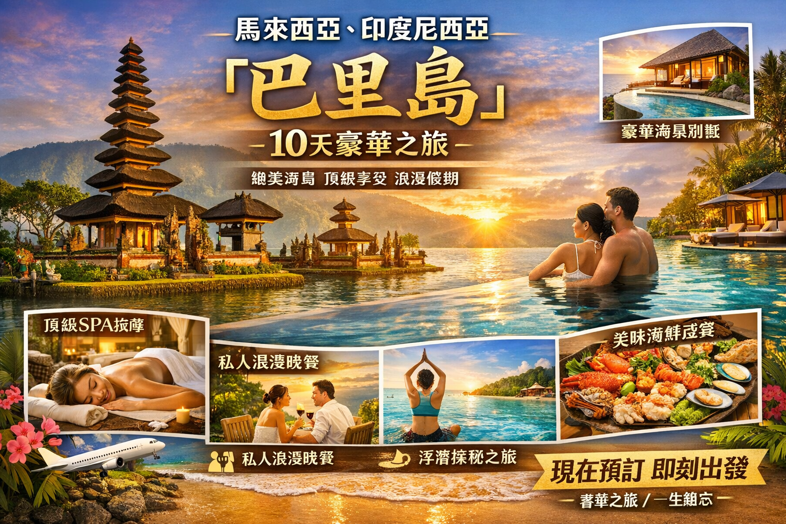 2026年 9/3 馬來西亞、印度尼西亞 『巴里島』10天豪華之旅